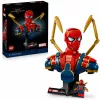 Busto da collezione LEGO Marvel Iron Spider-Man 76326, 379 pezzi, modello da esposizione 18+, 170×200×110 mm