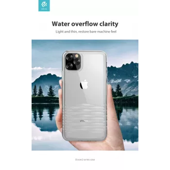 Custodia protettiva Devia Ocean2 Serie per iPhone 11 Pro, trasparente, design sottile trasparente