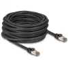 Cavo di rete DELOCK 80245 Cat6a U/FTP (STP) 15 m RJ-45 a RJ-45 nero