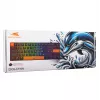 Tastiera meccanica Baracuda Dolphin nero layout US con Red Switches