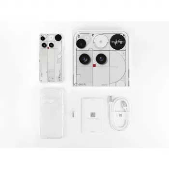 Nothing Phone (3) bianco - smartphone 5G - Dual-SIM - RAM 12 GB / memoria interna 256 GB - display OLED - 6,67