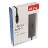 Akasa AK-CR-09BK lettore di schede 3 in 1 USB 3.2 Gen1 Type-C