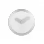 NeXtime orologio 2615zi Focus, Ø25 cm, orologio da parete, bianco/argento