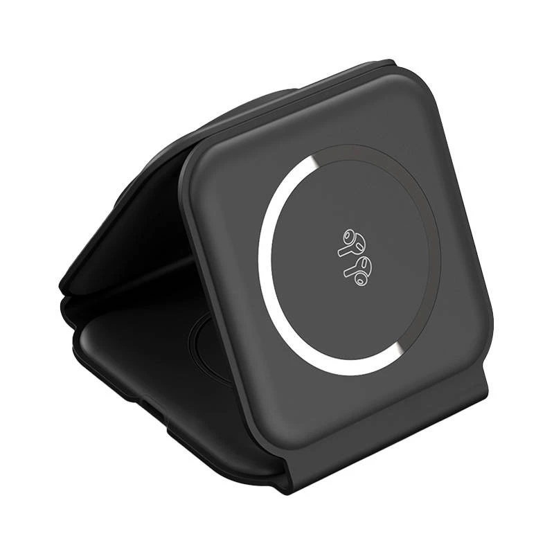 Choetech T588-F caricabatterie wireless magnetico 3in1 15W (nero)