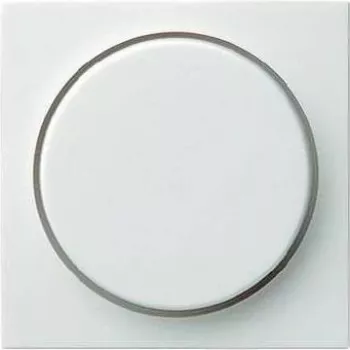 GIRA 065003 copertura per dimmer rotativo System 55, bianco puro