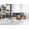 Leifheit Classic M Black 72486 asse da stiro di dimensioni standard, 120 x 38 cm, altezza 69–88 cm, nera