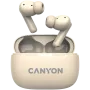 Canyon CNS-TWS10BG Cuffie e headset True Wireless Stereo (TWS) In-Ear per chiamate/musica/sport/quotidiano USB Type-C Bluetooth Beige (CNS-TWS10BG)