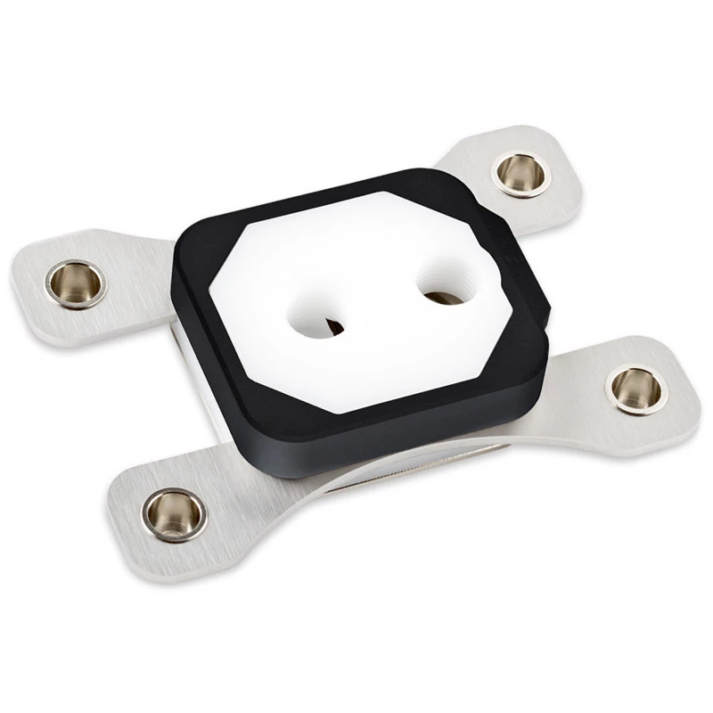 Aqua Computer 21840 cuplex kryos NEXT RGBpx AM4/AM5 waterblock per CPU, acetale + argento 925, nero