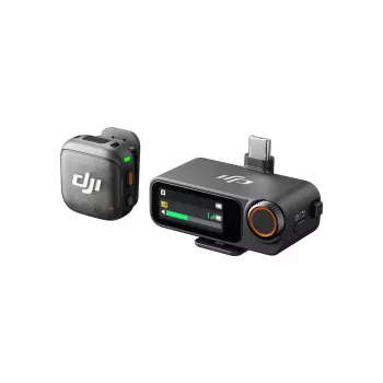 Sistema microfonico DJI Camera Acc Mic 3 (1× trasmettitore + 1× ricevitore)