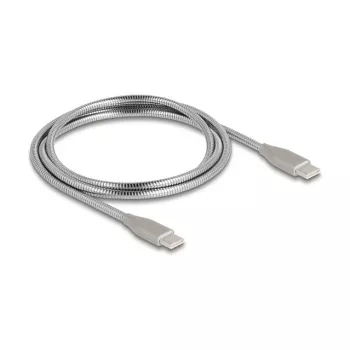 Cavo USB DeLOCK 81259 1m USB-C a USB-C USB 2.0 argento