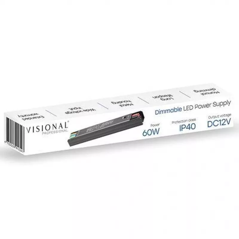 Alimentatore Lightstrip 12V 5A 60W/VS-60W-12C V Visional