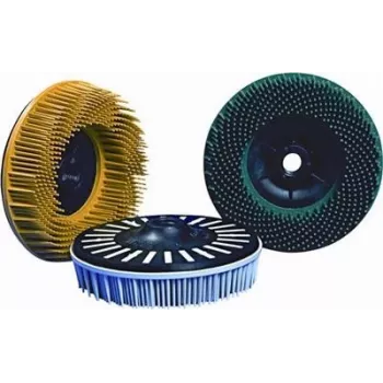 Disco spazzola a setole abrasive 3M K120 115×22 mm per la lavorazione delle superfici