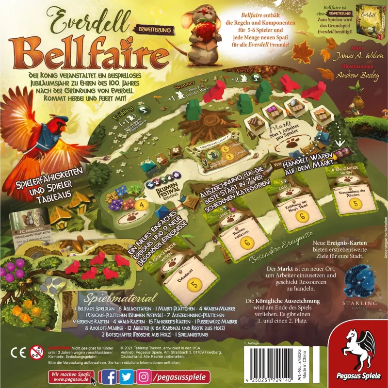 Everdell: Bellfaire, Espansione gioco da tavolo