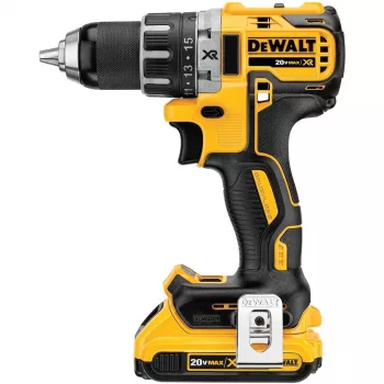 Avvitatore a batteria DeWalt DCD791D2-QW, 18V Li-Ion, 2 batterie da 2Ah, mandrino autoserrante 13 mm, 70 Nm, 1,5 kg
