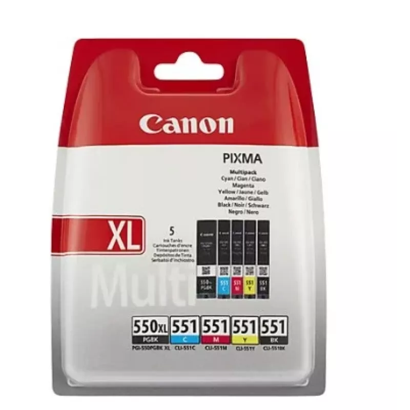 CANON PGI-550XL/CLI-551 BCMYB MULTI cartuccia d'inchiostro
