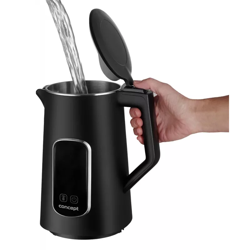 Bollitore elettrico Concept Solution RK3385 con regolazione della temperatura, capacità 1,7 L