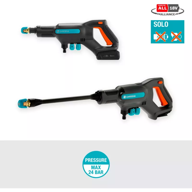 Idropulitrice Gardena AquaClean 24/18V P4A