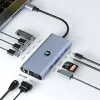 Adattatore USB-C 11-in-1 Hawk HW-HUB1101 — hub multiporta con 11 connessioni