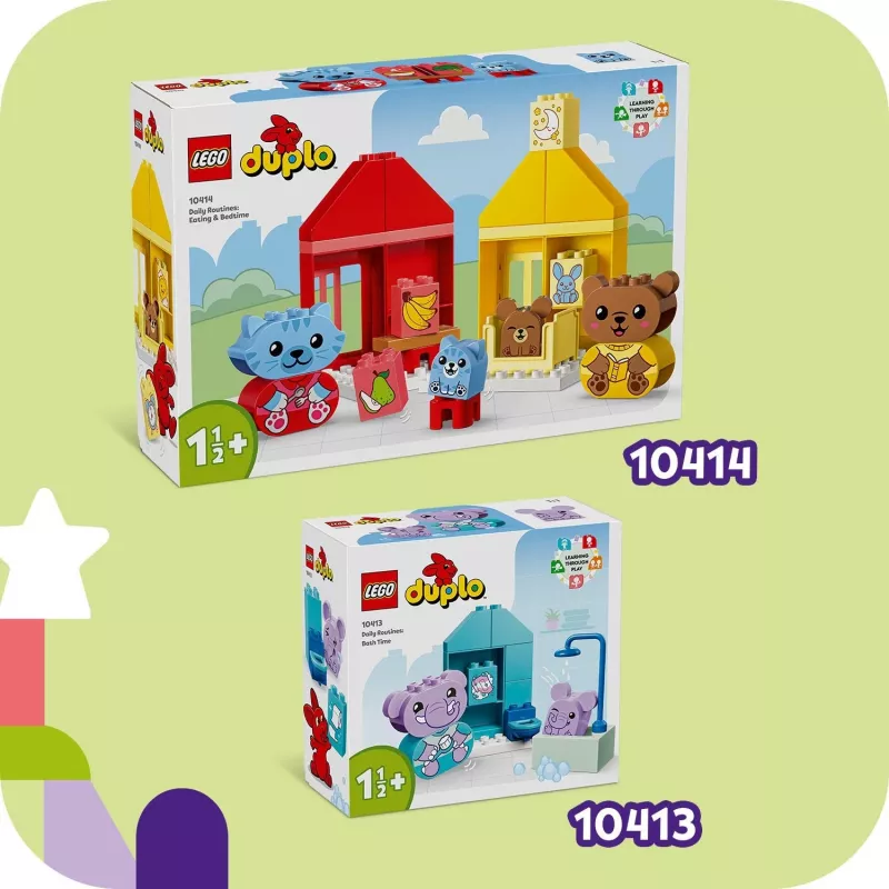 LEGO DUPLO Le mie prime routine quotidiane: mangiare e dormire 10414
