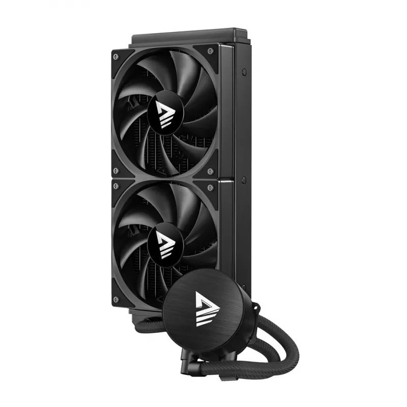 Kit raffreddamento a liquido SAVIO NOX 240 mm – radiatore da 240 mm, 2 ventole da 120 mm, radiatore in alluminio, base in rame, supporta LGA 2011/2011-v3/2066/1200/115x/775