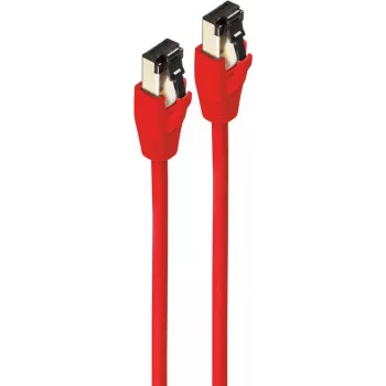 Cavo di rete ShiverPeaks BS08-41024 rosso 1m Cat8.1 F/FTP