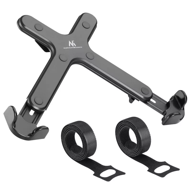 Supporto da scrivania per notebook MACLEAN MC-836 — regolabile in altezza, design ergonomico, nero, per uso orizzontale del laptop (58,5×236×320 mm)