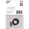 Set anello di fissaggio e perno, per bussole a percussione PRO Impact 1/4, sicurezza nero, 4 pezzi