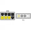 Delock 82397 cavo adattatore di alimentazione PCI Express, 2x 4 pin da 5,25" a 8 pin PCIe, 12 V, 0,30 m