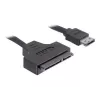 Cavo SATA DeLOCK ESATAP-100 0,5m nero