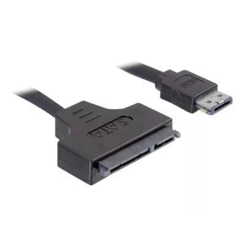 Cavo SATA DeLOCK ESATAP-100 0,5m nero