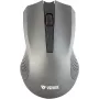 Mouse wireless simmetrico 2,4 GHz, 3 tasti, portata 10 m