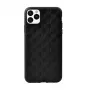 Custodia morbida Devia Woven2 per iPhone 11 Pro – texture intrecciata, nero