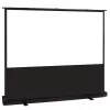 Maclean MC-213 schermo per proiezione portatile, compatto, con base, 100, 16:10
