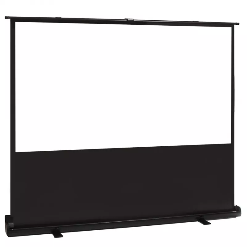 Maclean MC-213 schermo per proiezione portatile, compatto, con base, 100, 16:10