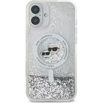 Karl Lagerfeld | KLHMP16MLGKCSGH | cover posteriore | iPhone 16 Plus | Apple | TPU/PC | trasparente