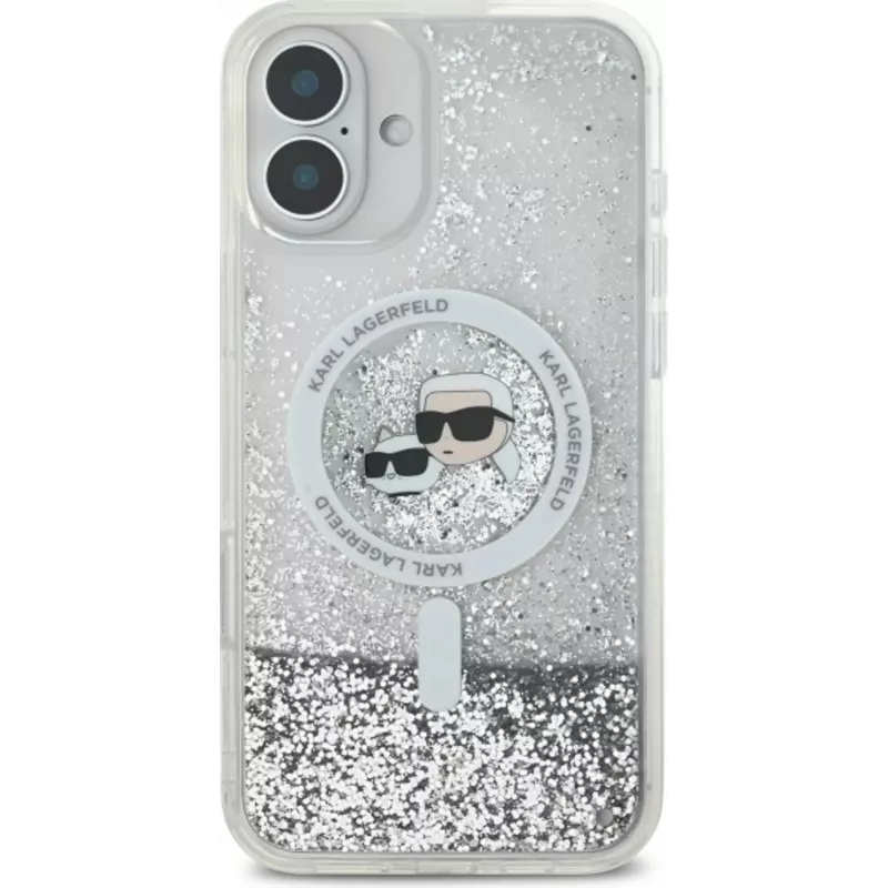 Karl Lagerfeld | KLHMP16MLGKCSGH | cover posteriore | iPhone 16 Plus | Apple | TPU/PC | trasparente