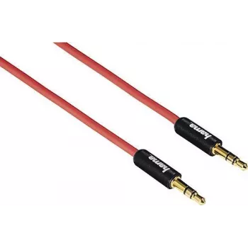 Hama cavo audio 0,5 m 3,5 mm/3,5 mm rosso