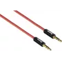 Hama cavo audio 0,5 m 3,5 mm/3,5 mm rosso