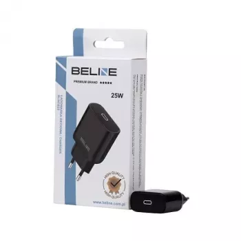 Caricabatterie 25W USB-C PD 3.0 senza cavo nero