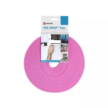 Velcro One Wrap Tape fascette per cavi Velcro polipropilene (PP) rosa 25.000 mm × 10 mm