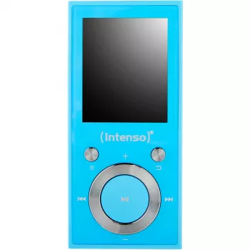 Lettore MP3 INTENSO Video Scooter BT — 16 GB, display LCD, compatibile microSD, blu