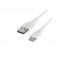 Cavo PVC USB-C a USB-A 15 cm bianco