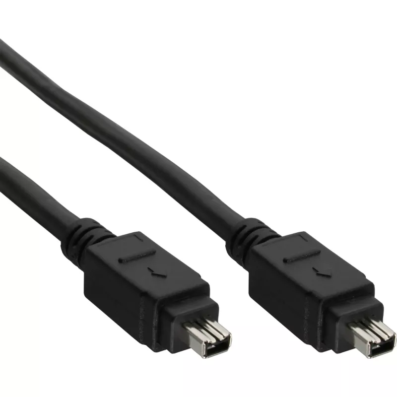 Cavo FireWire 400 1394 InLine 4 pin connettore maschio / connettore maschio 3 m