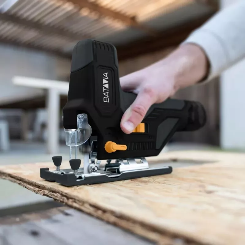 Batavia B.V. | 12V Seghetto alternativo a batteria - Set Fixxpack 2.0 (incl. batteria 2,0Ah e cavo di ricarica USB-C)
