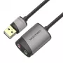 Vention scheda audio esterna USB 0,15M grigio metallo tipo
