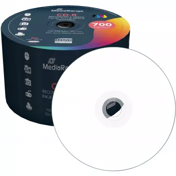 CD-R MediaRange MR208 700 MB 52x 50 pezzi