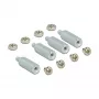 Kit di montaggio DeLOCK 18214 argento acciaio inox