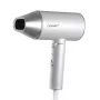 Asciugacapelli Maestro MR-213 2100W con manico pieghevole, 2 velocità, getto freddo, concentratore a doppia parete, argento