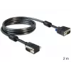 Cavo SVGA DeLOCK 83173 2m VGA D-Sub nero