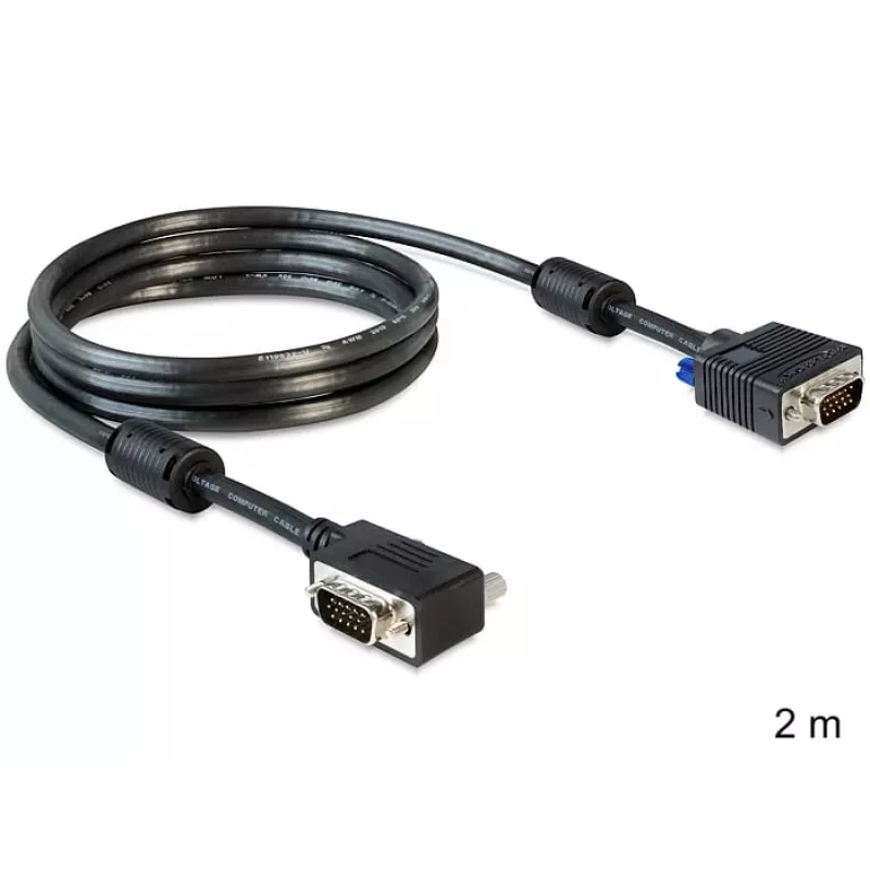 Cavo SVGA DeLOCK 83173 2m VGA D-Sub nero